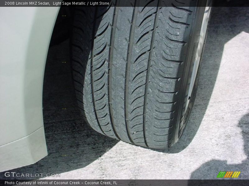 Light Sage Metallic / Light Stone 2008 Lincoln MKZ Sedan