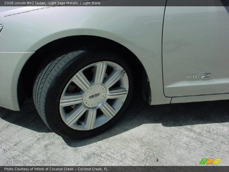 Light Sage Metallic / Light Stone 2008 Lincoln MKZ Sedan