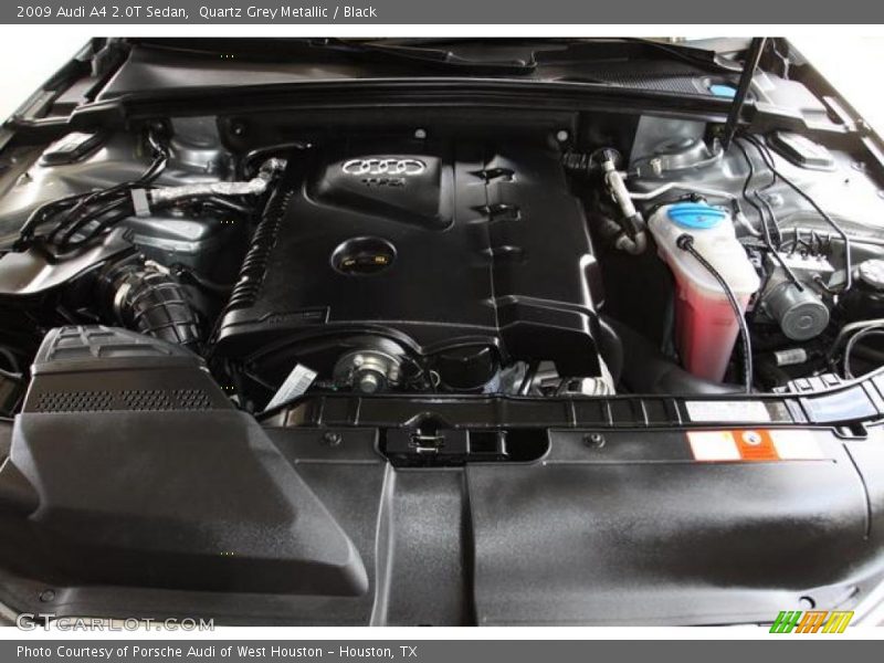 Quartz Grey Metallic / Black 2009 Audi A4 2.0T Sedan