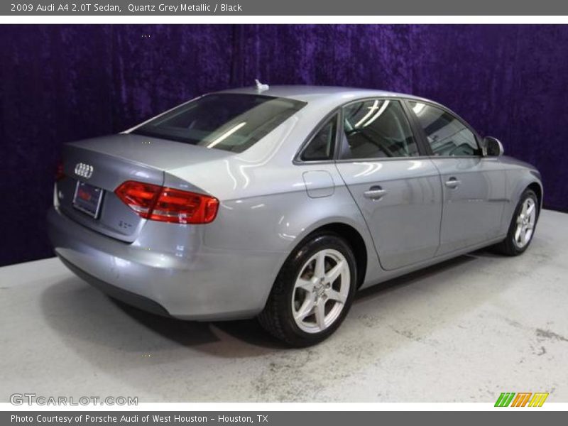 Quartz Grey Metallic / Black 2009 Audi A4 2.0T Sedan