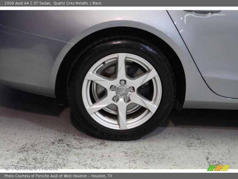 Quartz Grey Metallic / Black 2009 Audi A4 2.0T Sedan