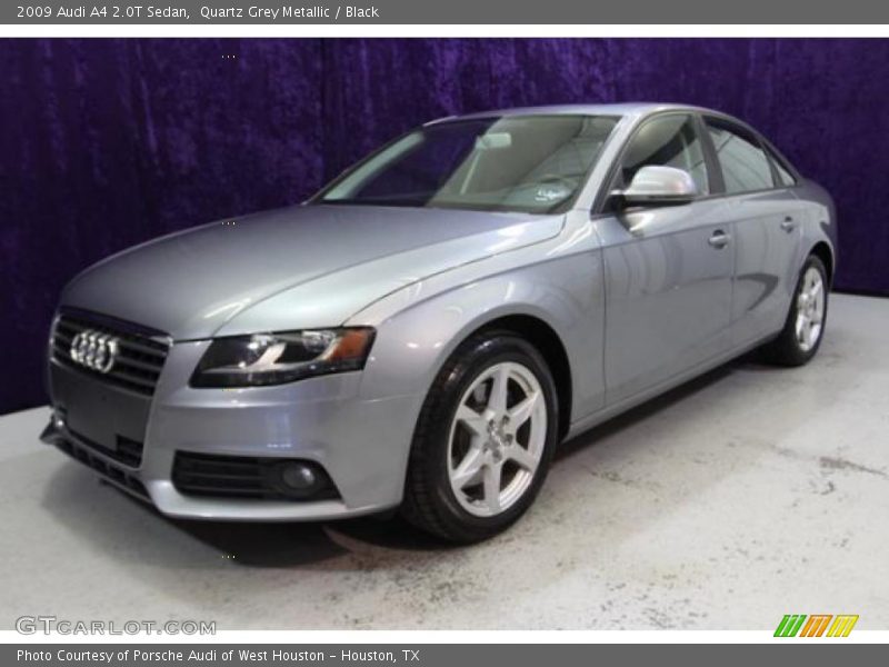 Quartz Grey Metallic / Black 2009 Audi A4 2.0T Sedan