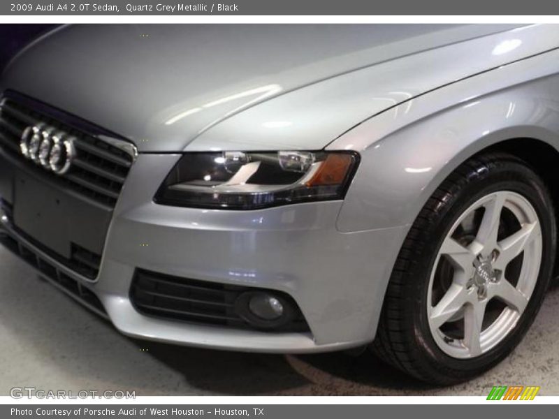 Quartz Grey Metallic / Black 2009 Audi A4 2.0T Sedan
