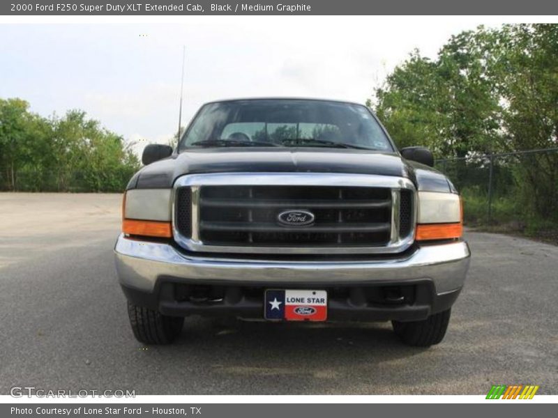 Black / Medium Graphite 2000 Ford F250 Super Duty XLT Extended Cab