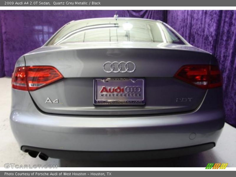 Quartz Grey Metallic / Black 2009 Audi A4 2.0T Sedan