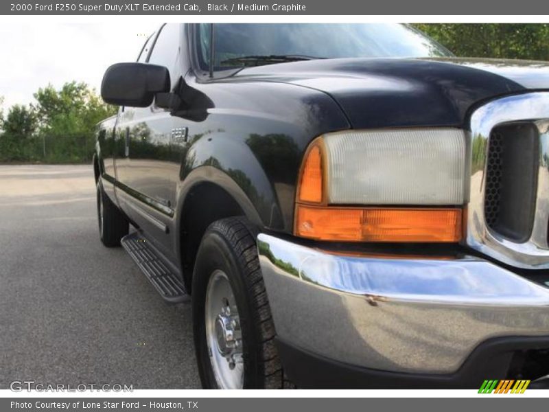 Black / Medium Graphite 2000 Ford F250 Super Duty XLT Extended Cab
