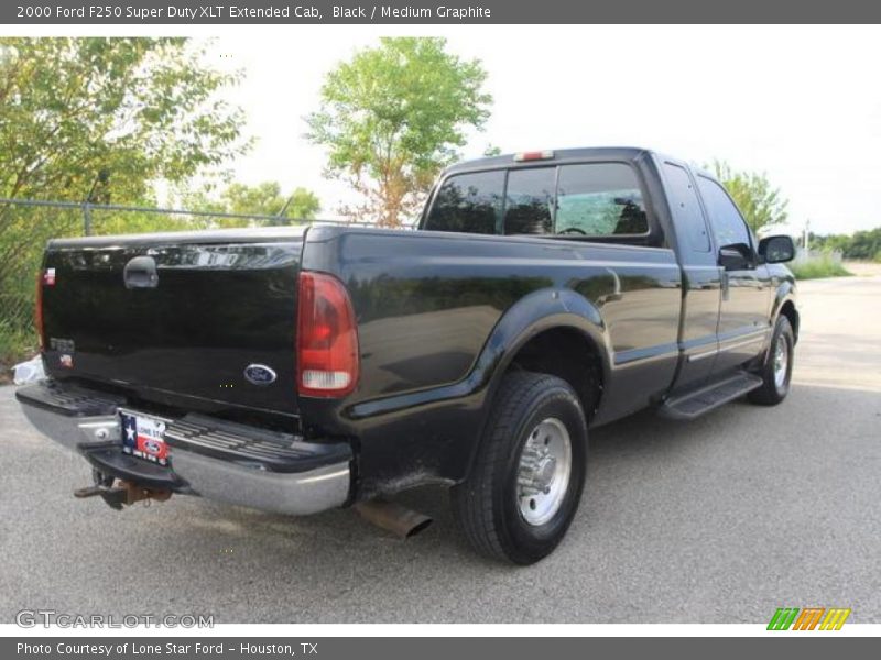 Black / Medium Graphite 2000 Ford F250 Super Duty XLT Extended Cab