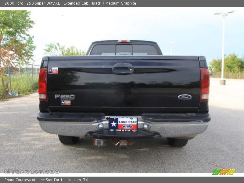 Black / Medium Graphite 2000 Ford F250 Super Duty XLT Extended Cab
