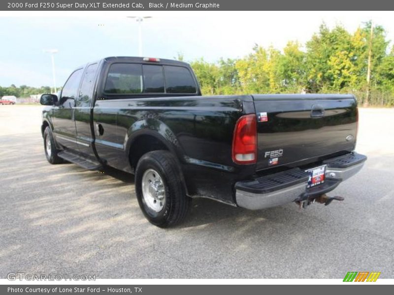 Black / Medium Graphite 2000 Ford F250 Super Duty XLT Extended Cab