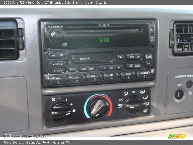 Black / Medium Graphite 2000 Ford F250 Super Duty XLT Extended Cab