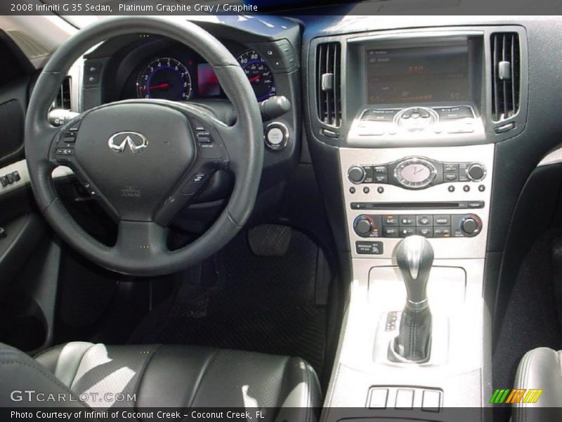 Platinum Graphite Gray / Graphite 2008 Infiniti G 35 Sedan