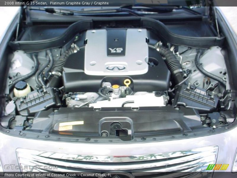 Platinum Graphite Gray / Graphite 2008 Infiniti G 35 Sedan