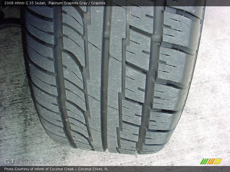 Platinum Graphite Gray / Graphite 2008 Infiniti G 35 Sedan