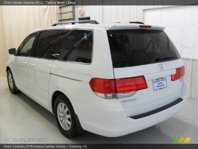 Taffeta White / Beige 2010 Honda Odyssey EX-L