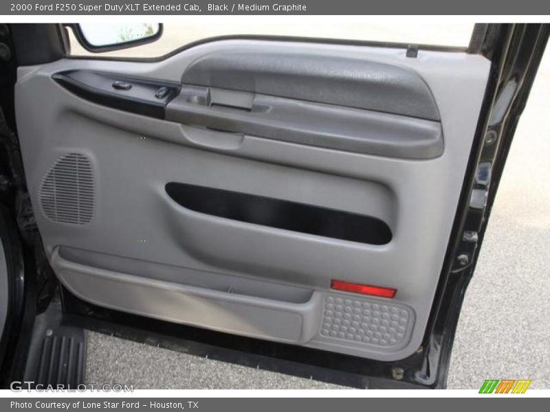 Black / Medium Graphite 2000 Ford F250 Super Duty XLT Extended Cab