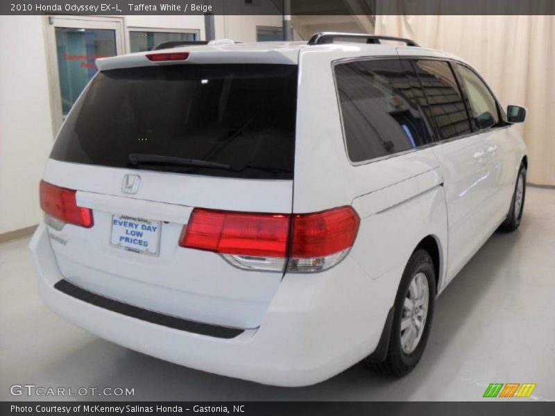 Taffeta White / Beige 2010 Honda Odyssey EX-L