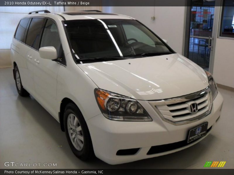 Taffeta White / Beige 2010 Honda Odyssey EX-L