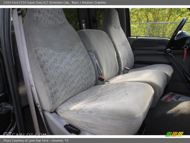 Black / Medium Graphite 2000 Ford F250 Super Duty XLT Extended Cab