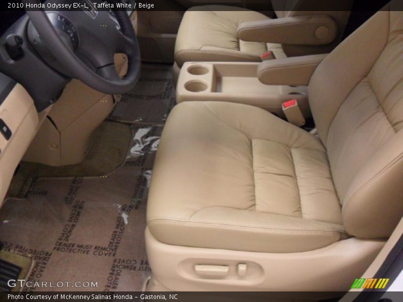 Taffeta White / Beige 2010 Honda Odyssey EX-L
