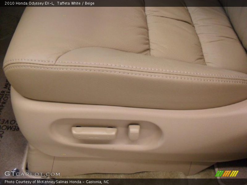 Taffeta White / Beige 2010 Honda Odyssey EX-L