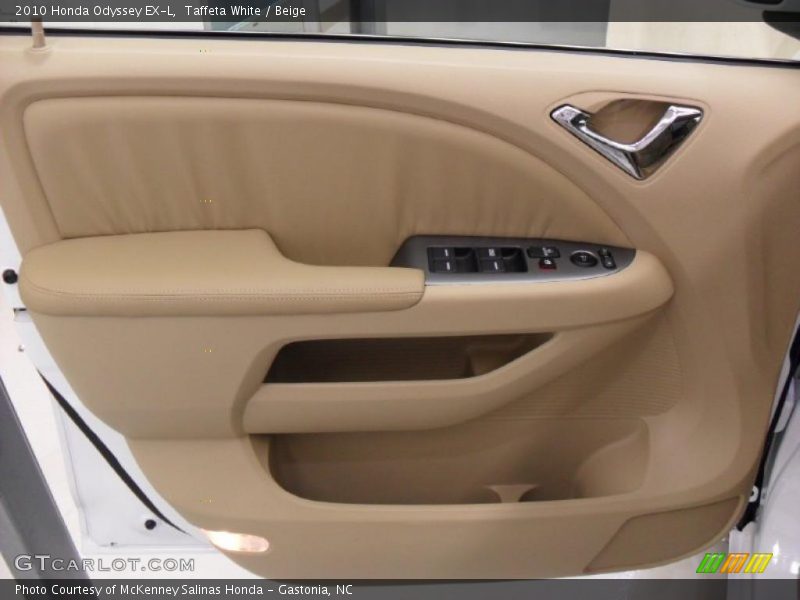 Taffeta White / Beige 2010 Honda Odyssey EX-L