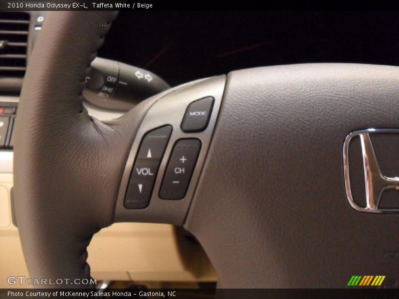 Taffeta White / Beige 2010 Honda Odyssey EX-L