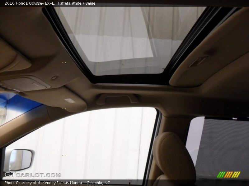 Taffeta White / Beige 2010 Honda Odyssey EX-L