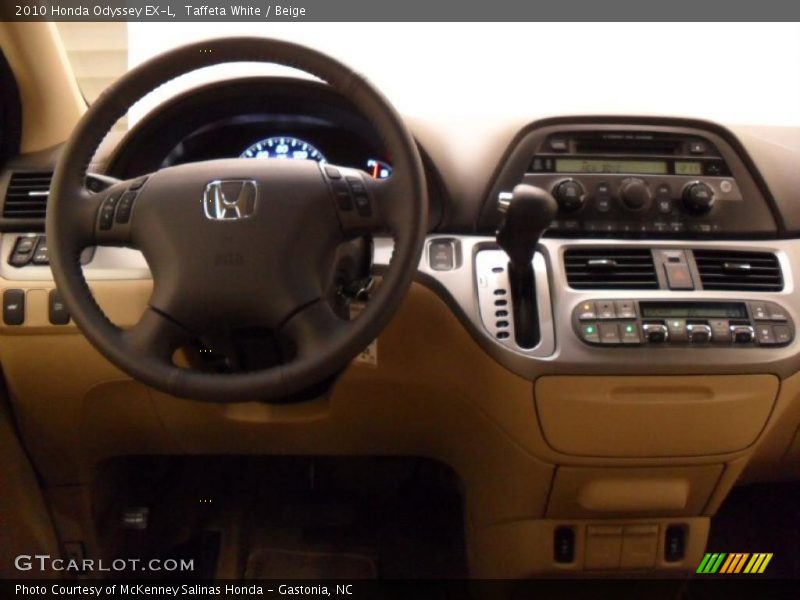 Taffeta White / Beige 2010 Honda Odyssey EX-L