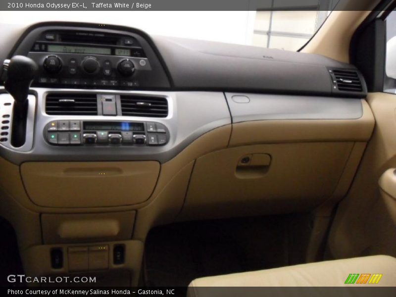 Taffeta White / Beige 2010 Honda Odyssey EX-L