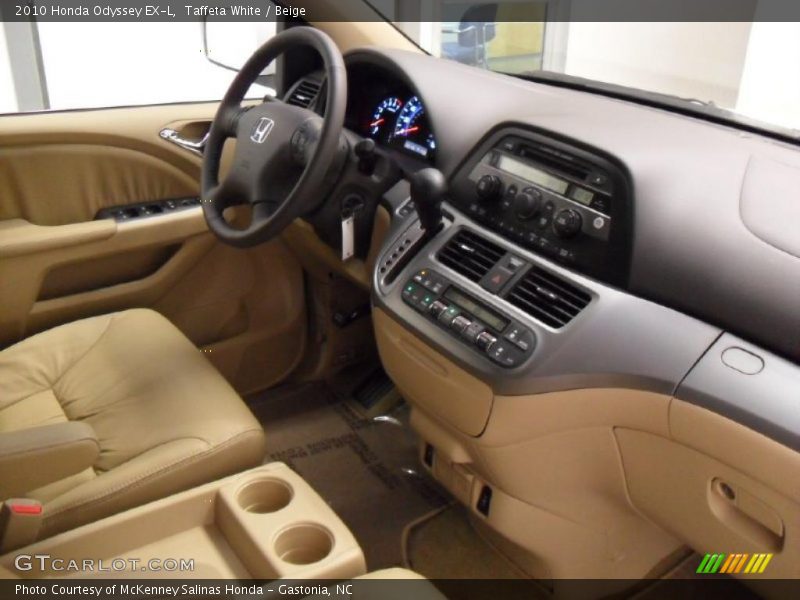 Taffeta White / Beige 2010 Honda Odyssey EX-L