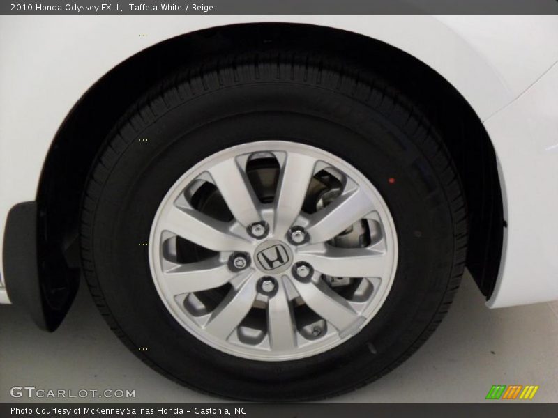 Taffeta White / Beige 2010 Honda Odyssey EX-L