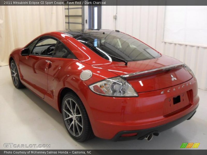 Rave Red / Dark Charcoal 2011 Mitsubishi Eclipse GS Sport Coupe