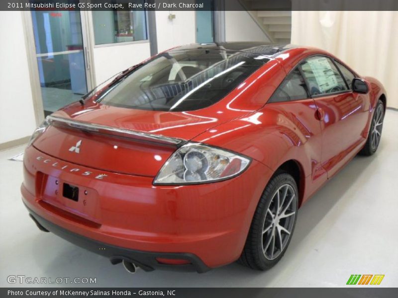 Rave Red / Dark Charcoal 2011 Mitsubishi Eclipse GS Sport Coupe