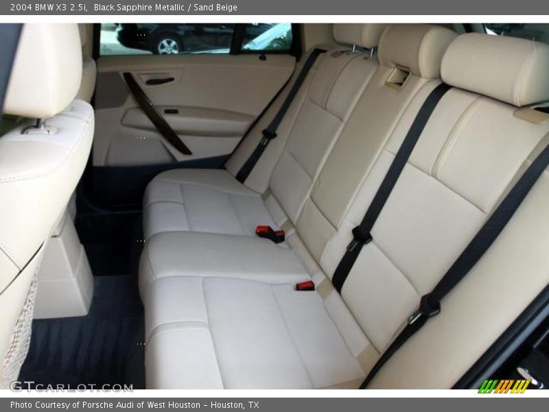 Black Sapphire Metallic / Sand Beige 2004 BMW X3 2.5i