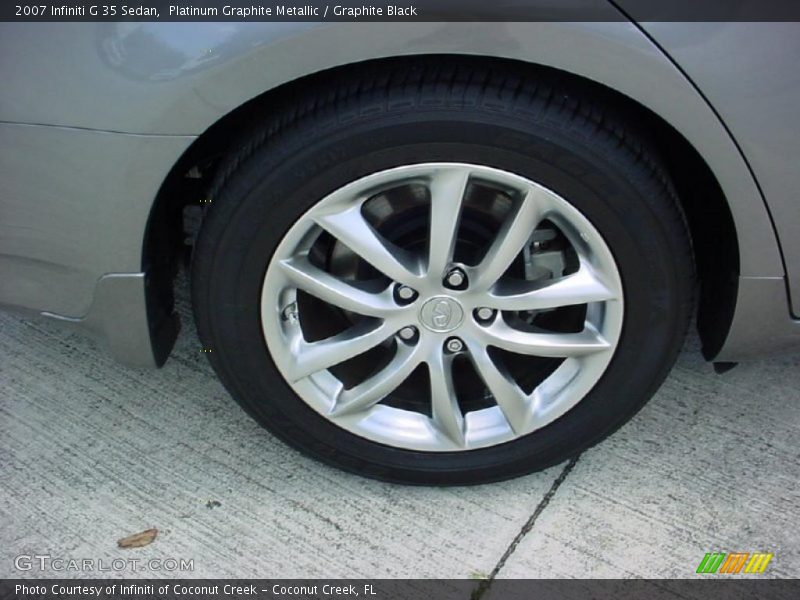 Platinum Graphite Metallic / Graphite Black 2007 Infiniti G 35 Sedan