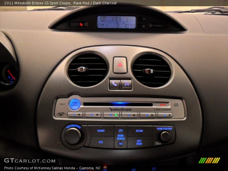 Rave Red / Dark Charcoal 2011 Mitsubishi Eclipse GS Sport Coupe
