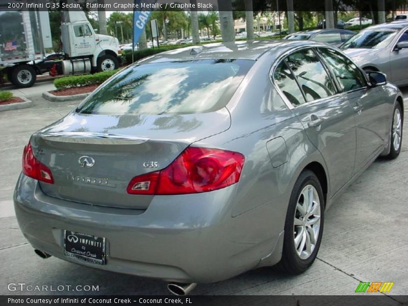 Platinum Graphite Metallic / Graphite Black 2007 Infiniti G 35 Sedan