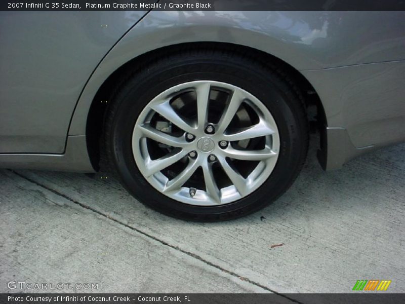 Platinum Graphite Metallic / Graphite Black 2007 Infiniti G 35 Sedan