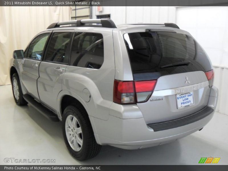 Quick Silver Metallic / Black 2011 Mitsubishi Endeavor LS