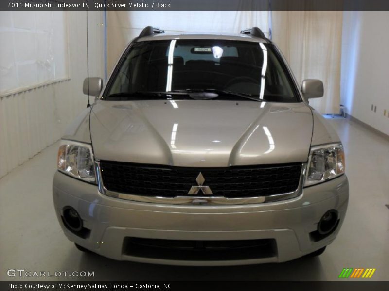 Quick Silver Metallic / Black 2011 Mitsubishi Endeavor LS