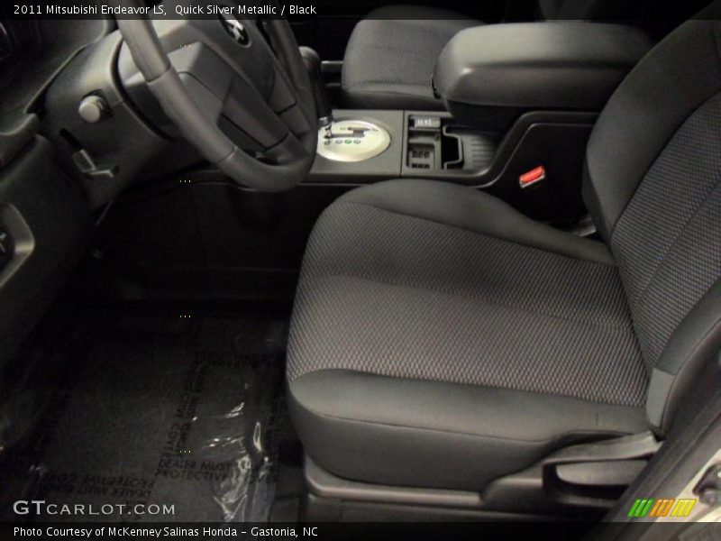Quick Silver Metallic / Black 2011 Mitsubishi Endeavor LS