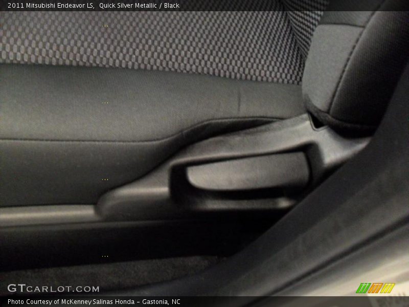Quick Silver Metallic / Black 2011 Mitsubishi Endeavor LS
