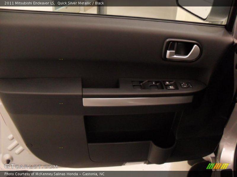 Quick Silver Metallic / Black 2011 Mitsubishi Endeavor LS