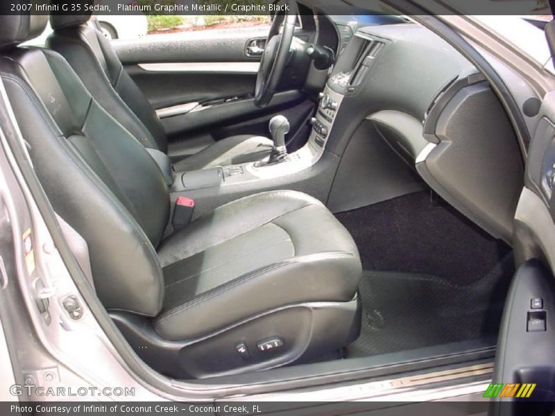 Platinum Graphite Metallic / Graphite Black 2007 Infiniti G 35 Sedan