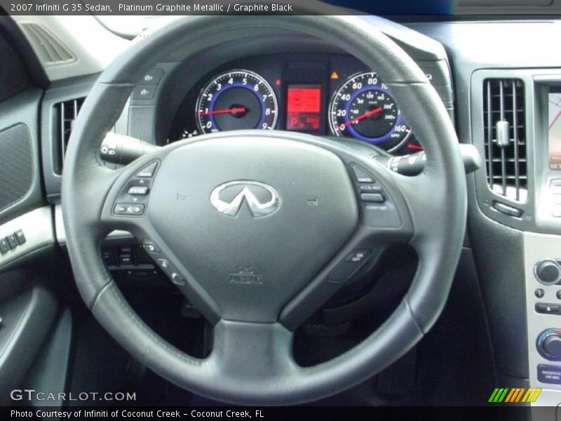 Platinum Graphite Metallic / Graphite Black 2007 Infiniti G 35 Sedan