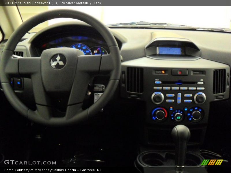 Quick Silver Metallic / Black 2011 Mitsubishi Endeavor LS