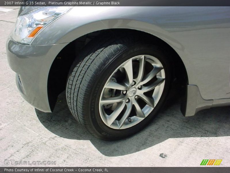 Platinum Graphite Metallic / Graphite Black 2007 Infiniti G 35 Sedan