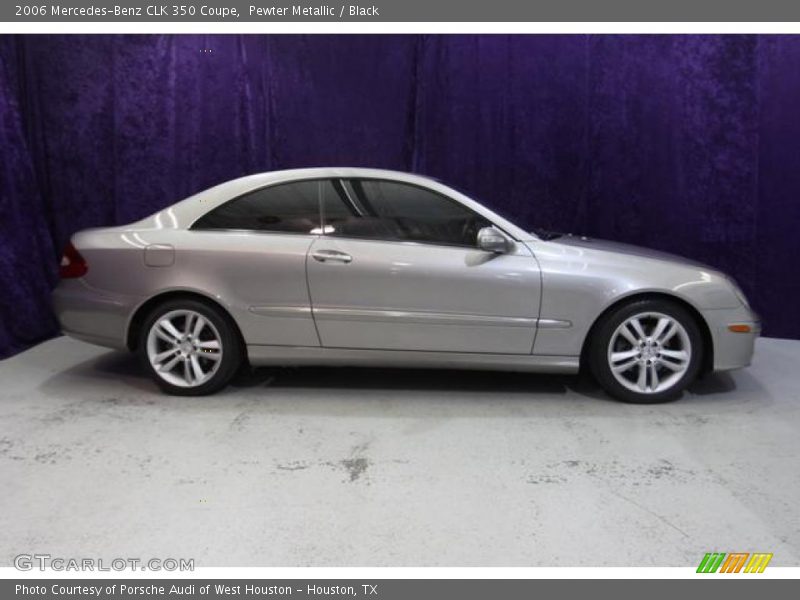 Pewter Metallic / Black 2006 Mercedes-Benz CLK 350 Coupe