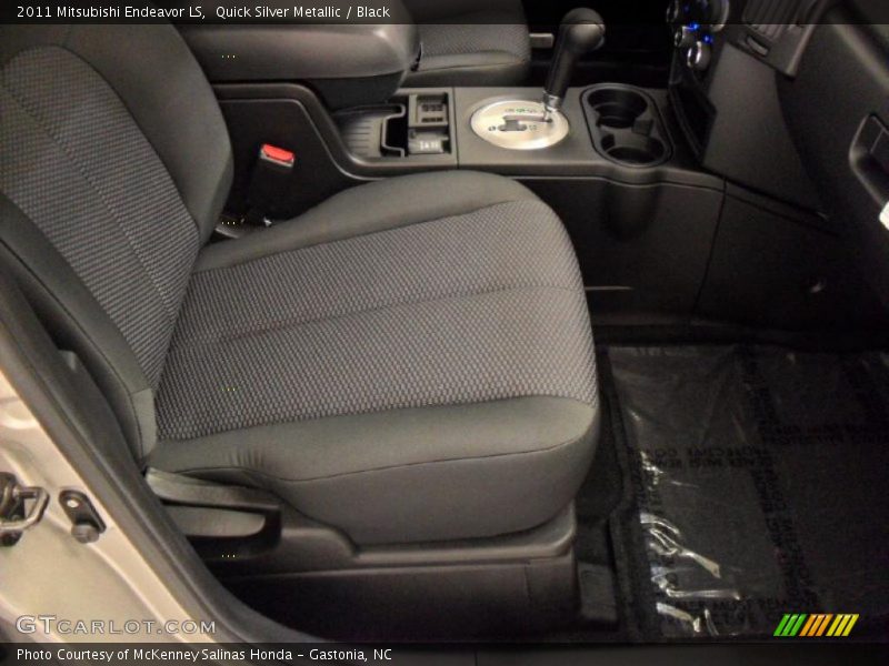 Quick Silver Metallic / Black 2011 Mitsubishi Endeavor LS