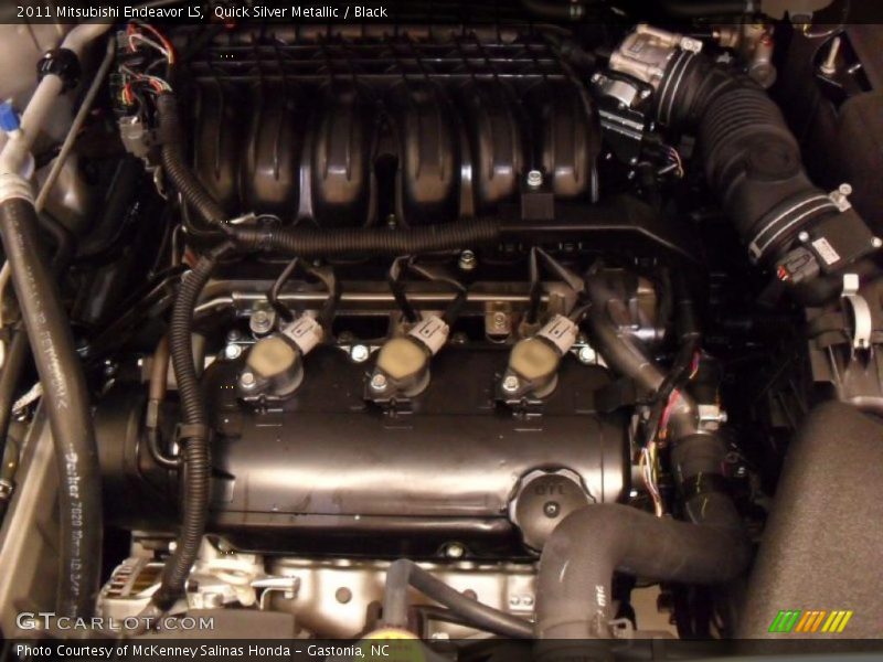 Quick Silver Metallic / Black 2011 Mitsubishi Endeavor LS